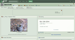 Desktop Screenshot of dagonomega.deviantart.com