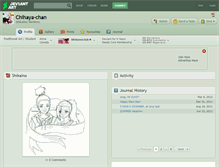 Tablet Screenshot of chihaya-chan.deviantart.com