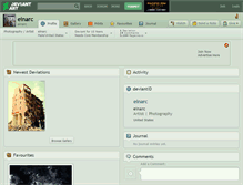 Tablet Screenshot of einarc.deviantart.com