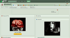 Desktop Screenshot of myzombieacf.deviantart.com