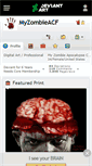 Mobile Screenshot of myzombieacf.deviantart.com