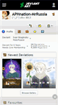 Mobile Screenshot of aphnation-mrrussia.deviantart.com