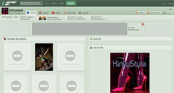 Desktop Screenshot of kinkystyle.deviantart.com