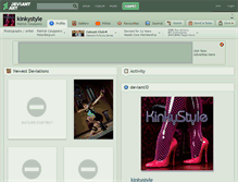 Tablet Screenshot of kinkystyle.deviantart.com