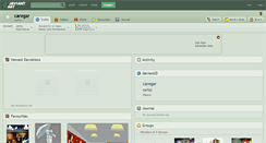 Desktop Screenshot of caregar.deviantart.com