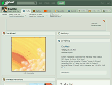 Tablet Screenshot of esukisu.deviantart.com
