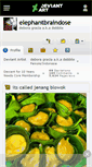 Mobile Screenshot of elephantbraindose.deviantart.com