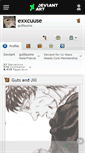 Mobile Screenshot of exxcuuse.deviantart.com