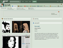 Tablet Screenshot of duvi-pdt.deviantart.com