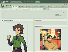 Tablet Screenshot of castiboy.deviantart.com