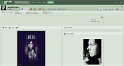 Desktop Screenshot of ladyundone.deviantart.com