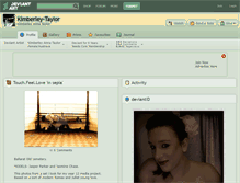 Tablet Screenshot of kimberley-taylor.deviantart.com