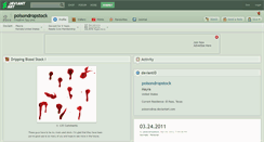 Desktop Screenshot of poisondropstock.deviantart.com