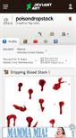 Mobile Screenshot of poisondropstock.deviantart.com