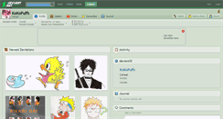 Desktop Screenshot of kokopuffs.deviantart.com