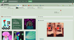 Desktop Screenshot of dameco.deviantart.com