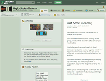 Tablet Screenshot of magic-under-illusion.deviantart.com