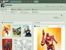 Tablet Screenshot of fwatanabe.deviantart.com