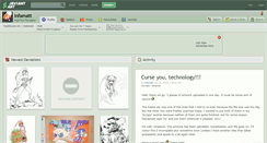 Desktop Screenshot of infamatt.deviantart.com