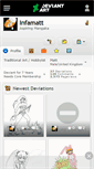 Mobile Screenshot of infamatt.deviantart.com