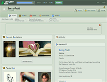 Tablet Screenshot of berry-fruit.deviantart.com