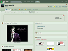 Tablet Screenshot of jessicarae24.deviantart.com