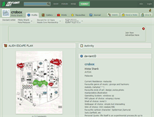 Tablet Screenshot of crobox.deviantart.com