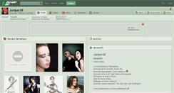 Desktop Screenshot of juniper28.deviantart.com