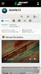 Mobile Screenshot of joomla12.deviantart.com