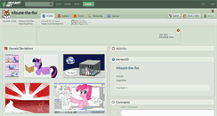 Desktop Screenshot of kitsune-the-fox.deviantart.com