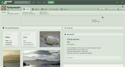Desktop Screenshot of flying-saucers.deviantart.com