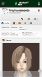 Mobile Screenshot of freyhamemento.deviantart.com