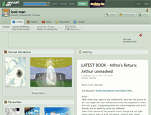 Tablet Screenshot of look-man.deviantart.com