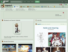 Tablet Screenshot of megadan5.deviantart.com