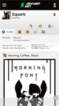 Mobile Screenshot of equoris.deviantart.com