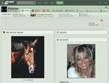 Tablet Screenshot of elizscism.deviantart.com