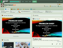 Tablet Screenshot of brain-dancer.deviantart.com