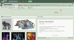 Desktop Screenshot of fenrirlupinus.deviantart.com