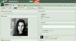 Desktop Screenshot of hidlight.deviantart.com