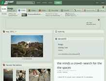 Tablet Screenshot of koqu.deviantart.com