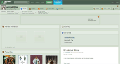 Desktop Screenshot of animekitties.deviantart.com