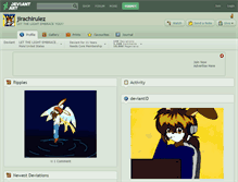 Tablet Screenshot of jirachirulez.deviantart.com