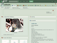 Tablet Screenshot of jeriko-tan.deviantart.com