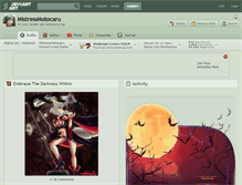 Tablet Screenshot of mistressmotocaru.deviantart.com