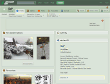 Tablet Screenshot of izap.deviantart.com