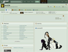 Tablet Screenshot of eco226.deviantart.com