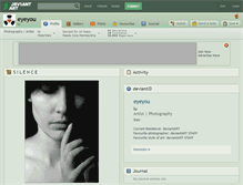 Tablet Screenshot of eyeyou.deviantart.com
