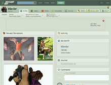 Tablet Screenshot of kfawler.deviantart.com