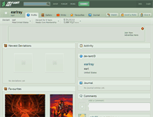 Tablet Screenshot of earlray.deviantart.com