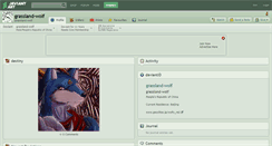 Desktop Screenshot of grassland-wolf.deviantart.com
